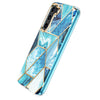 Samsung Galaxy S23 Plus 5G | Marble Shockproof Bumper Stylish Slim Phone Cases | Blue Marble