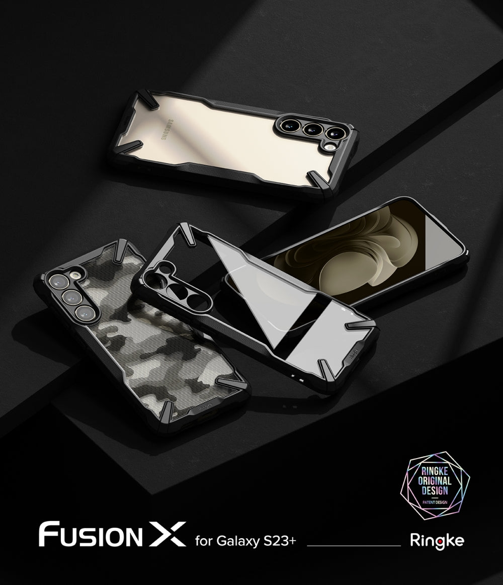 Samsung Galaxy S23 Plus Case Cover | Fusion-X Series | Black