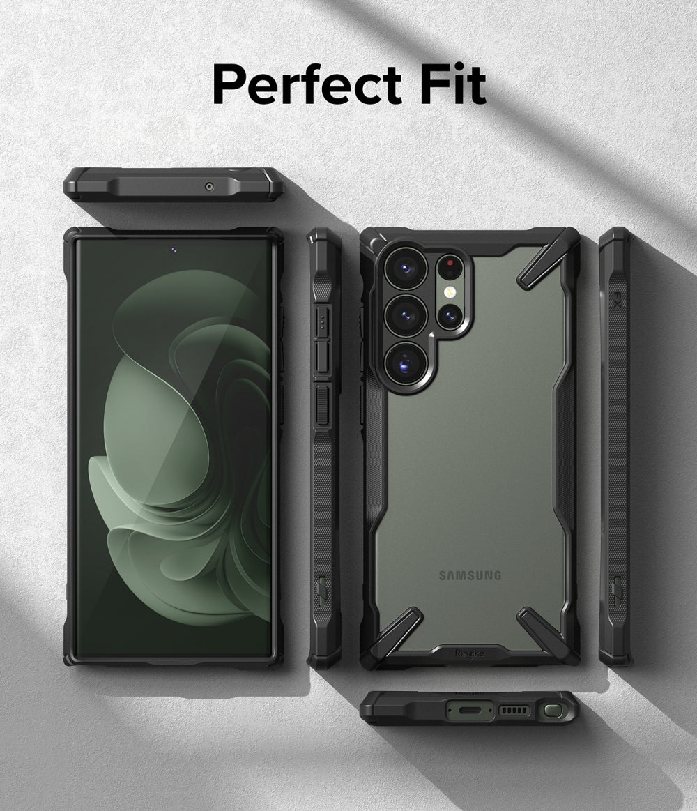 Samsung Galaxy S23 Ultra  Case Cover | Fusion-X Series | Camo black
