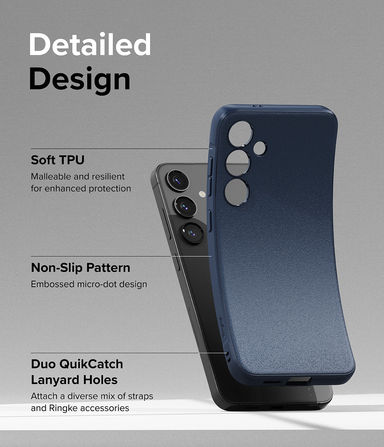 Samsung Galaxy S24 Case Cover | Onyx Series |Navy