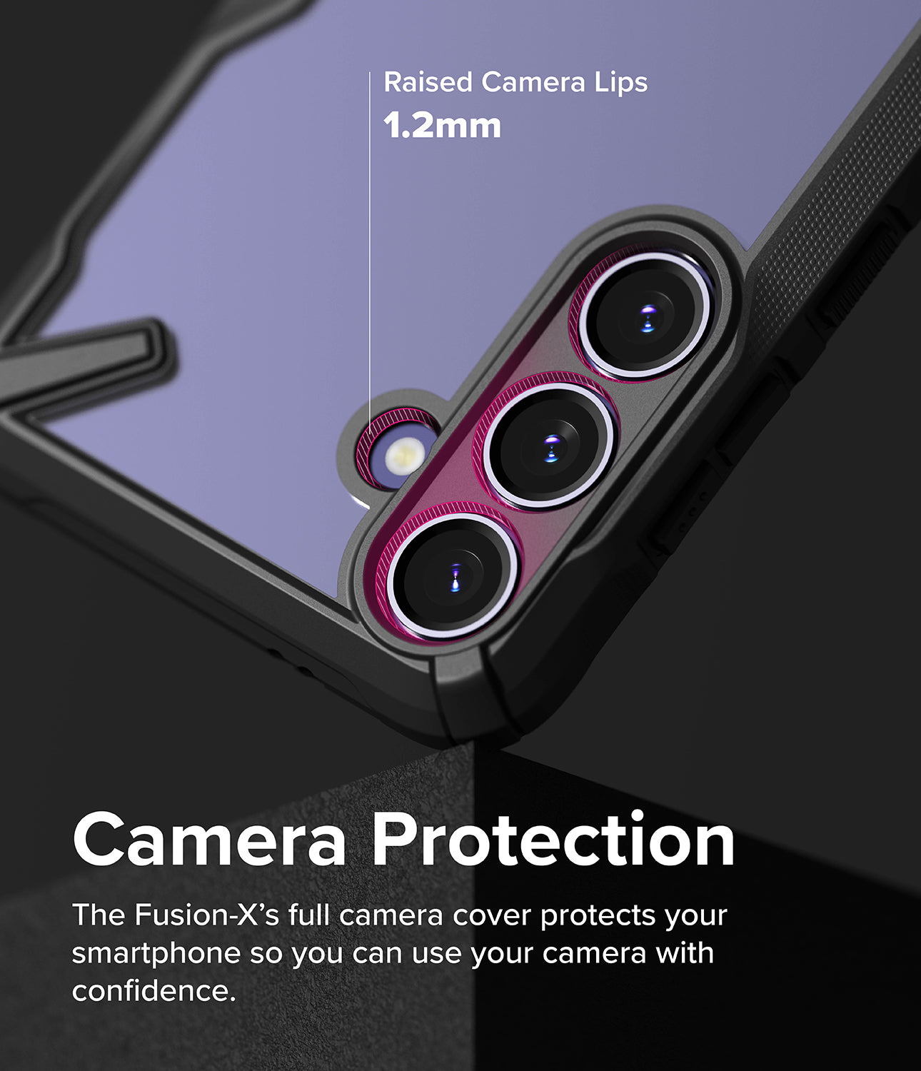 Samsung Galaxy S24 Plus Case Cover | Fusion X Series |Black