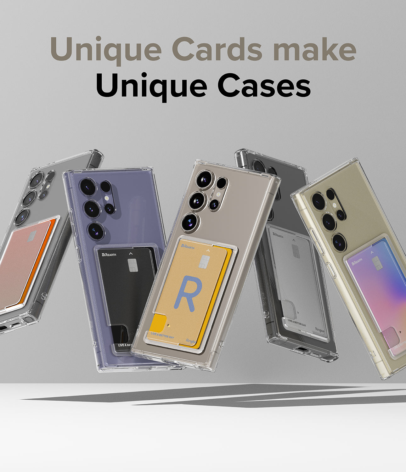 Samsung Galaxy S24 Ultra Case Cover | Fusion Card Series |Clear