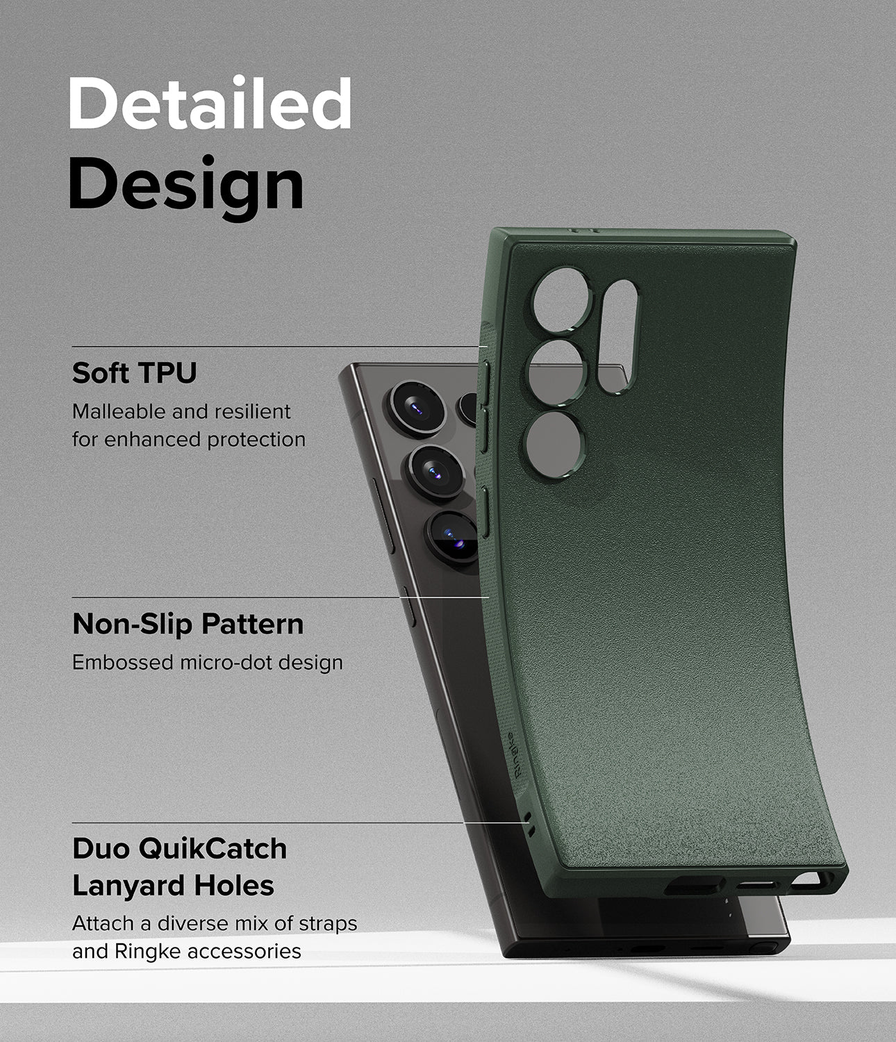 Samsung Galaxy S24 Ultra Case Cover | Onyx Series |Dark Green