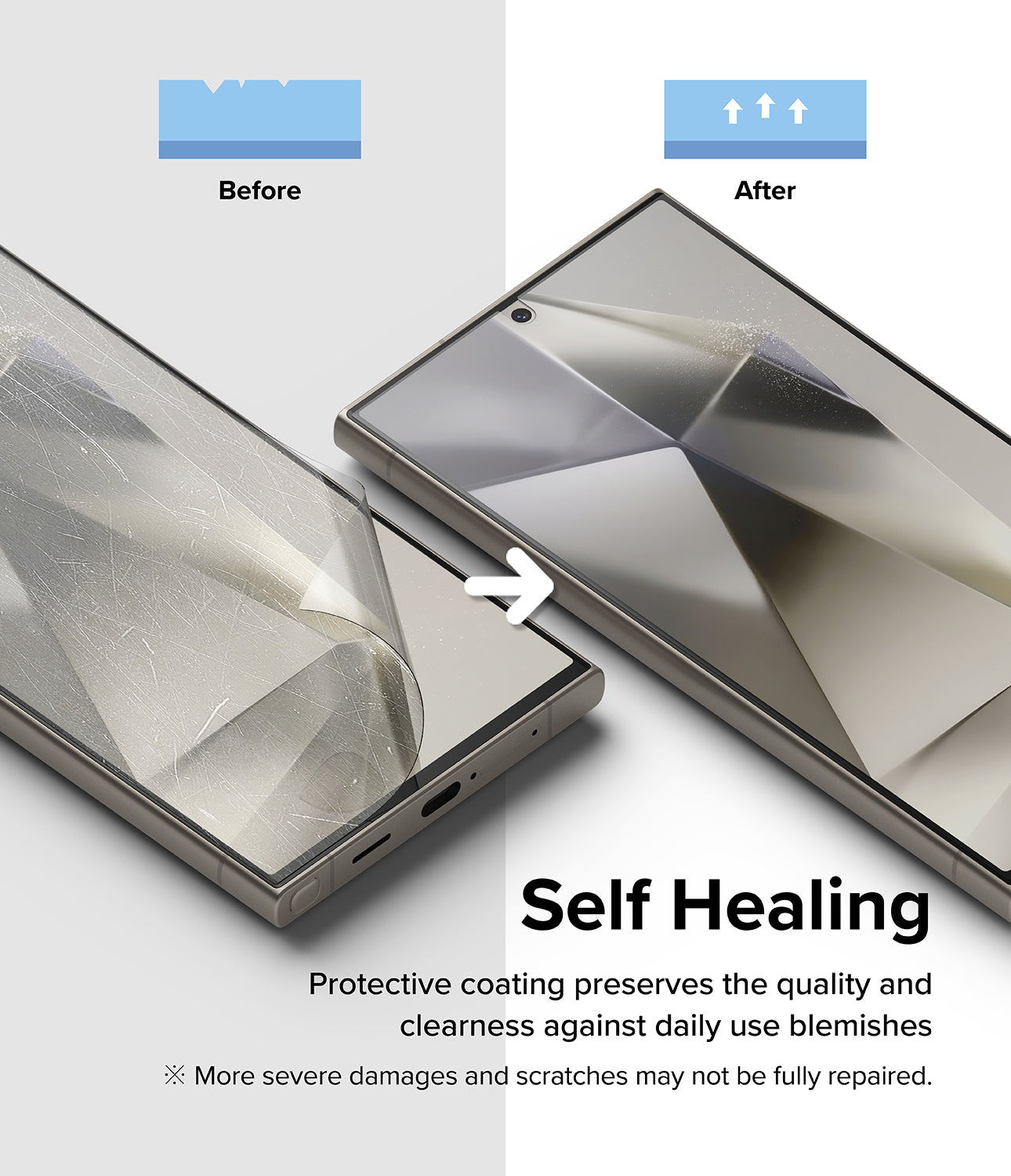 Samsung Galaxy S24 Ultra Screen Protector | Dual Easy Film Series |2 Pack, W Installation Jig