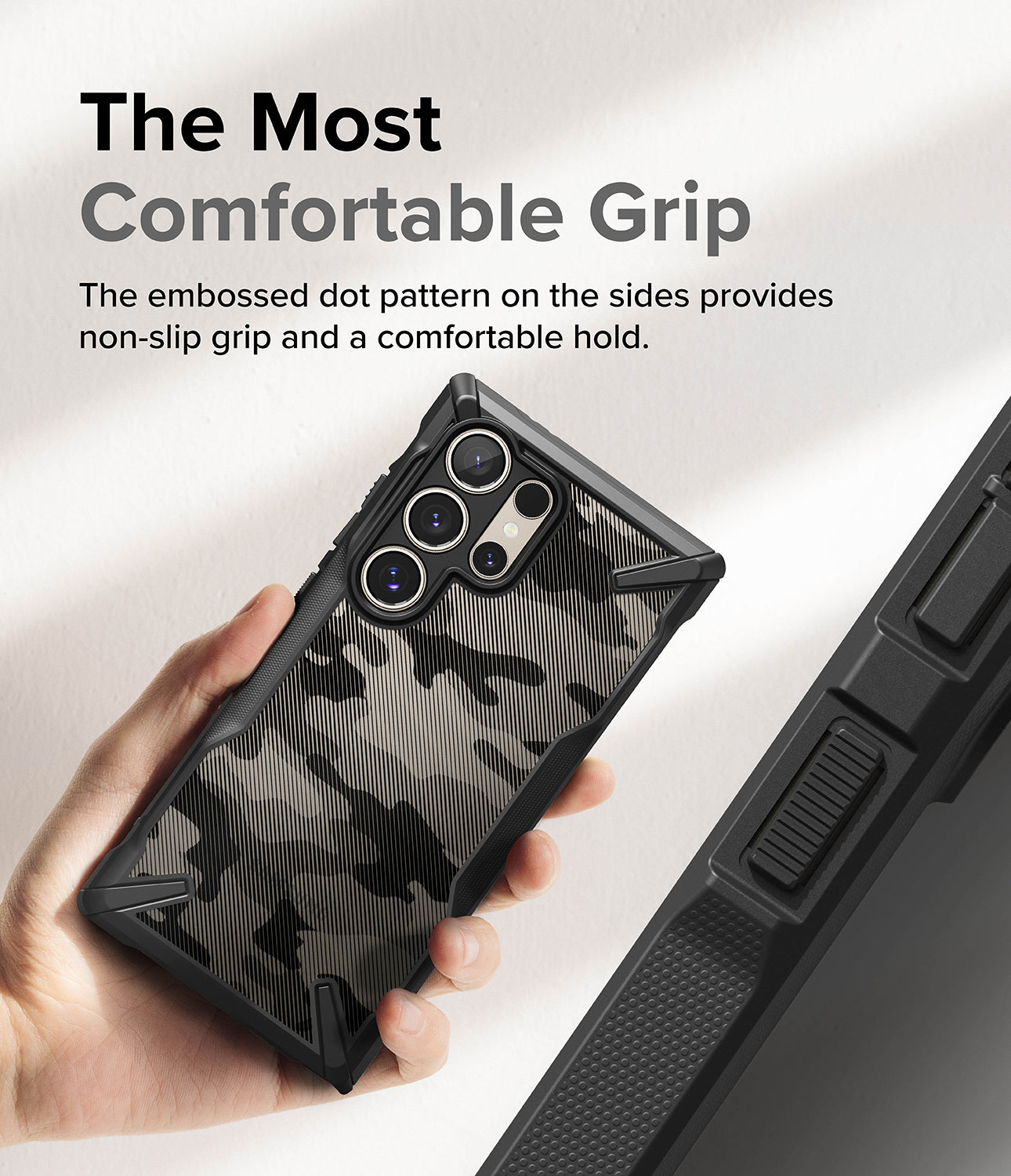 Samsung Galaxy S24 Ultra Case Cover | Fusion X Design Series |Camo Black
