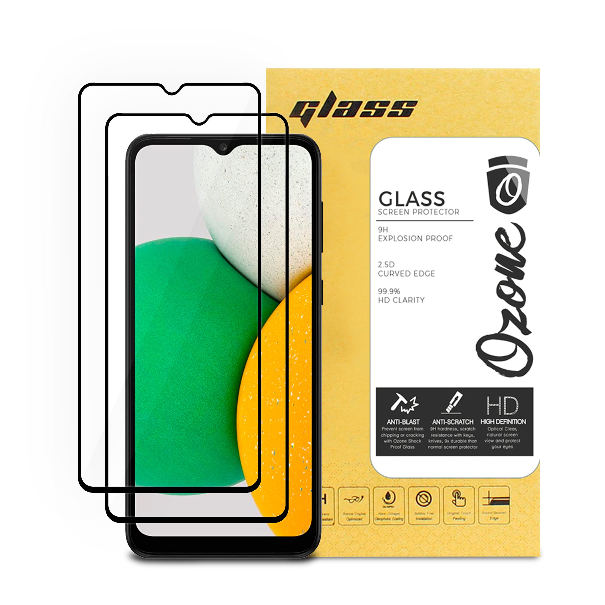 Samsung Galaxy A03 LTE / 4G Screen Protectors | Tempered Glass | Pack of 2
