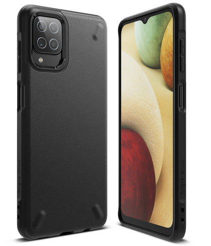 Samsung Galaxy A12 / A02 Case Cover | Onyx Series | Black