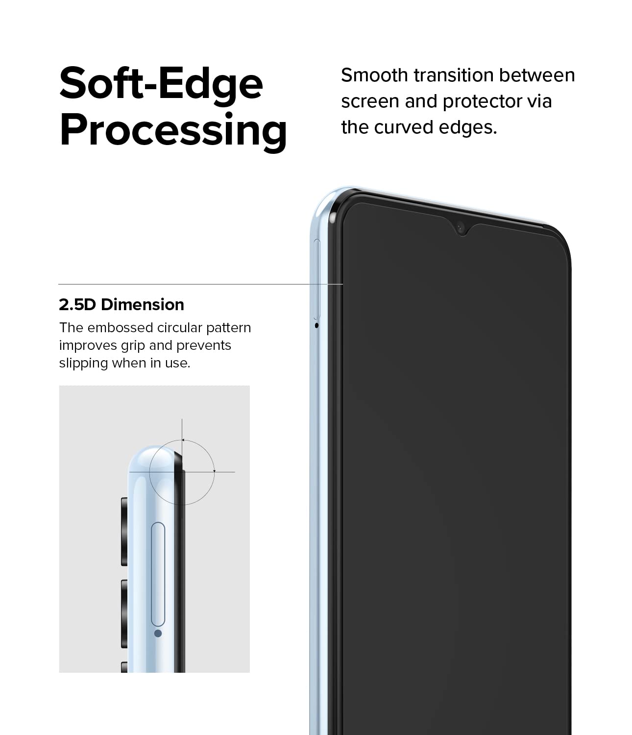 Samsung Galaxy A13 4G / A13 5G Screen Protector| Full Cover Tempered Glass| 2 Pack