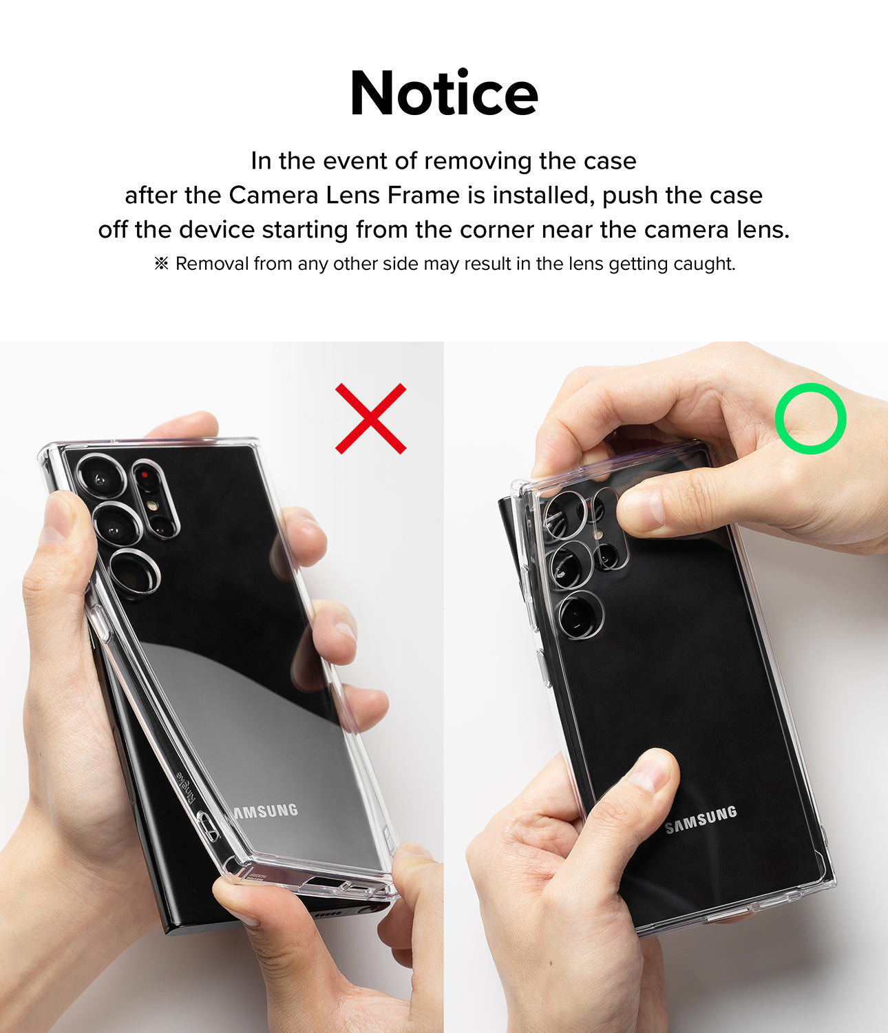 Samsung Galaxy A14 / A24 / A34 Lens Protector | Camera Lens Frame Glass  |