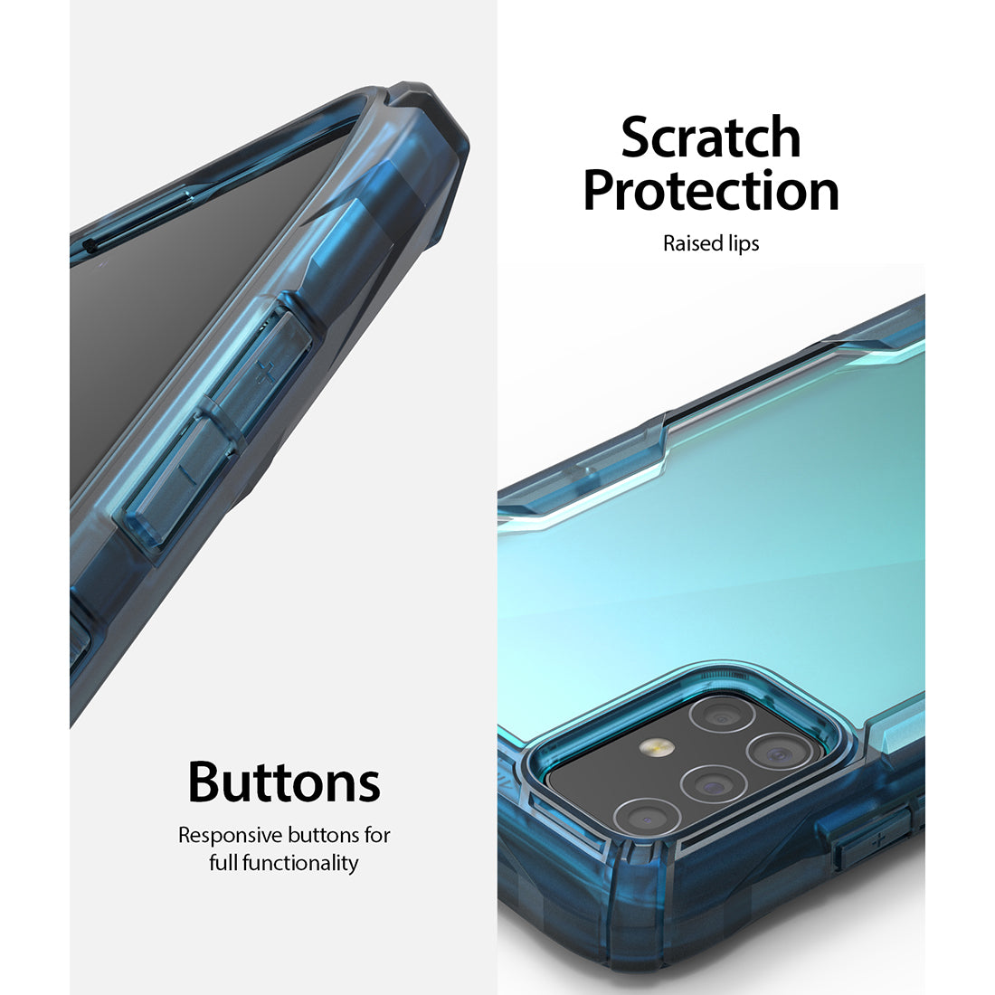 Samsung A51 Ringke Fusion X Case Blue