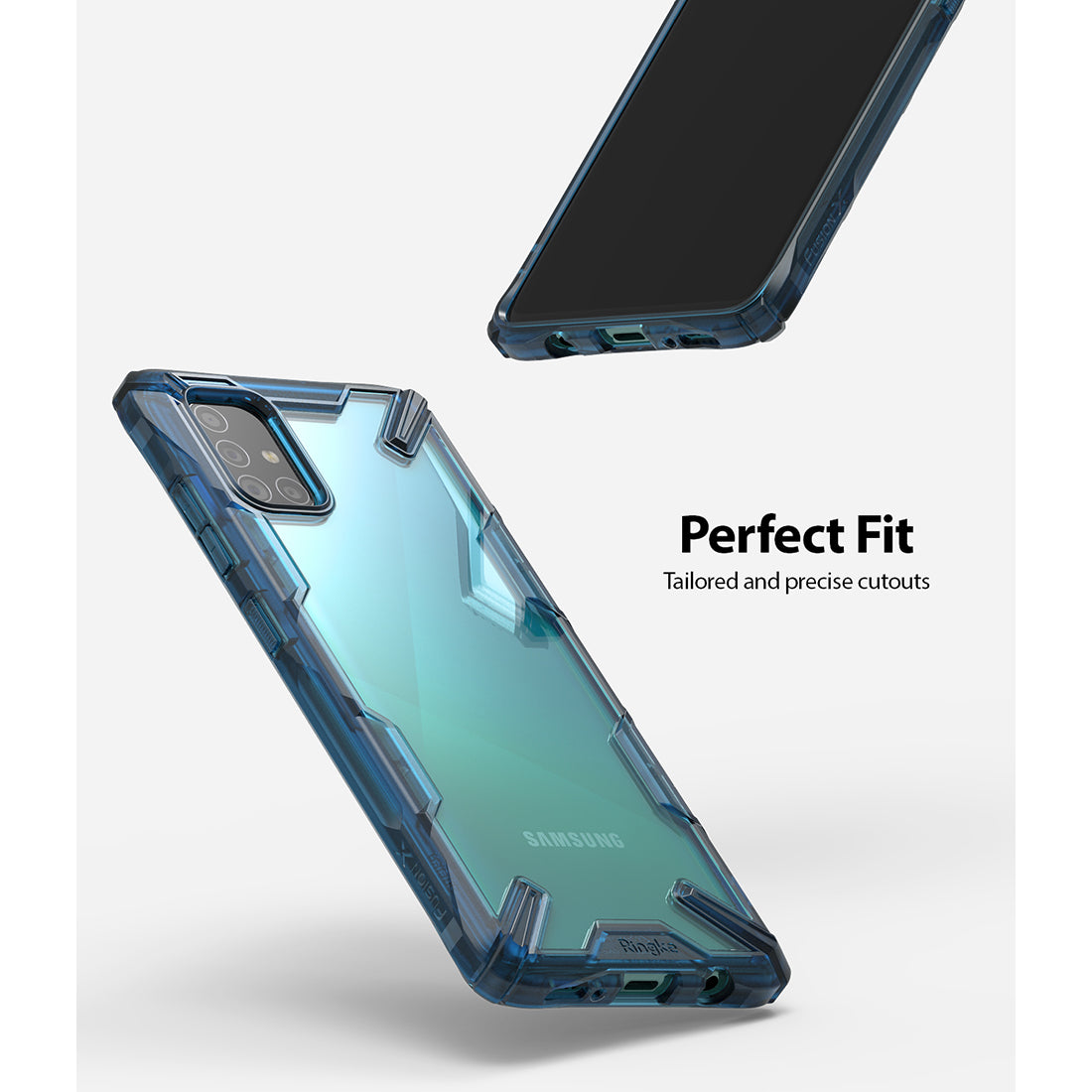 Samsung A51 Ringke Fusion X Case Blue