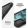 Samsung A51 Ringke Fusion X Case Camo Black