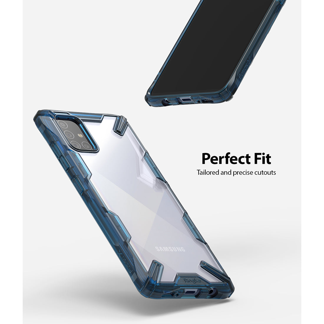 Samsung A71 Ringke Fusion X Case Blue