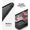 Samsung A71 Ringke Fusion X Case Camo Black