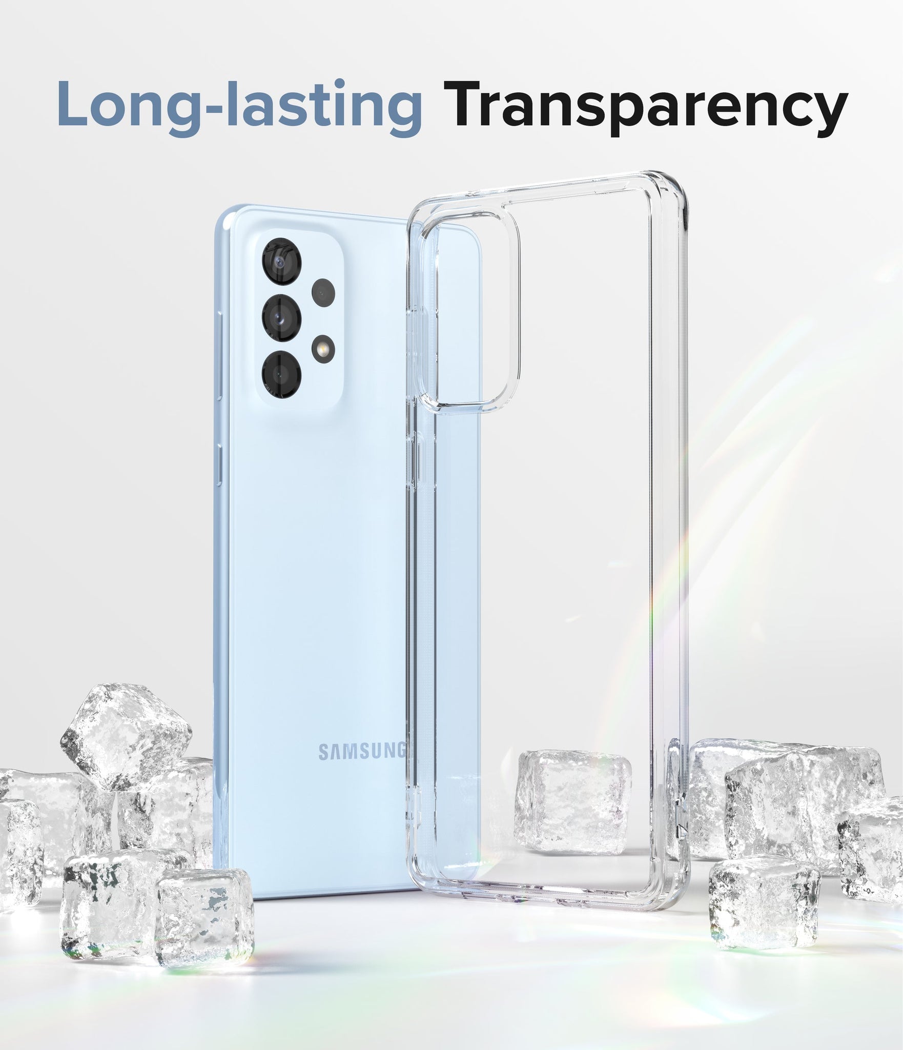 Samsung Galaxy A73 5G Case Cover| Fusion Series| Clear