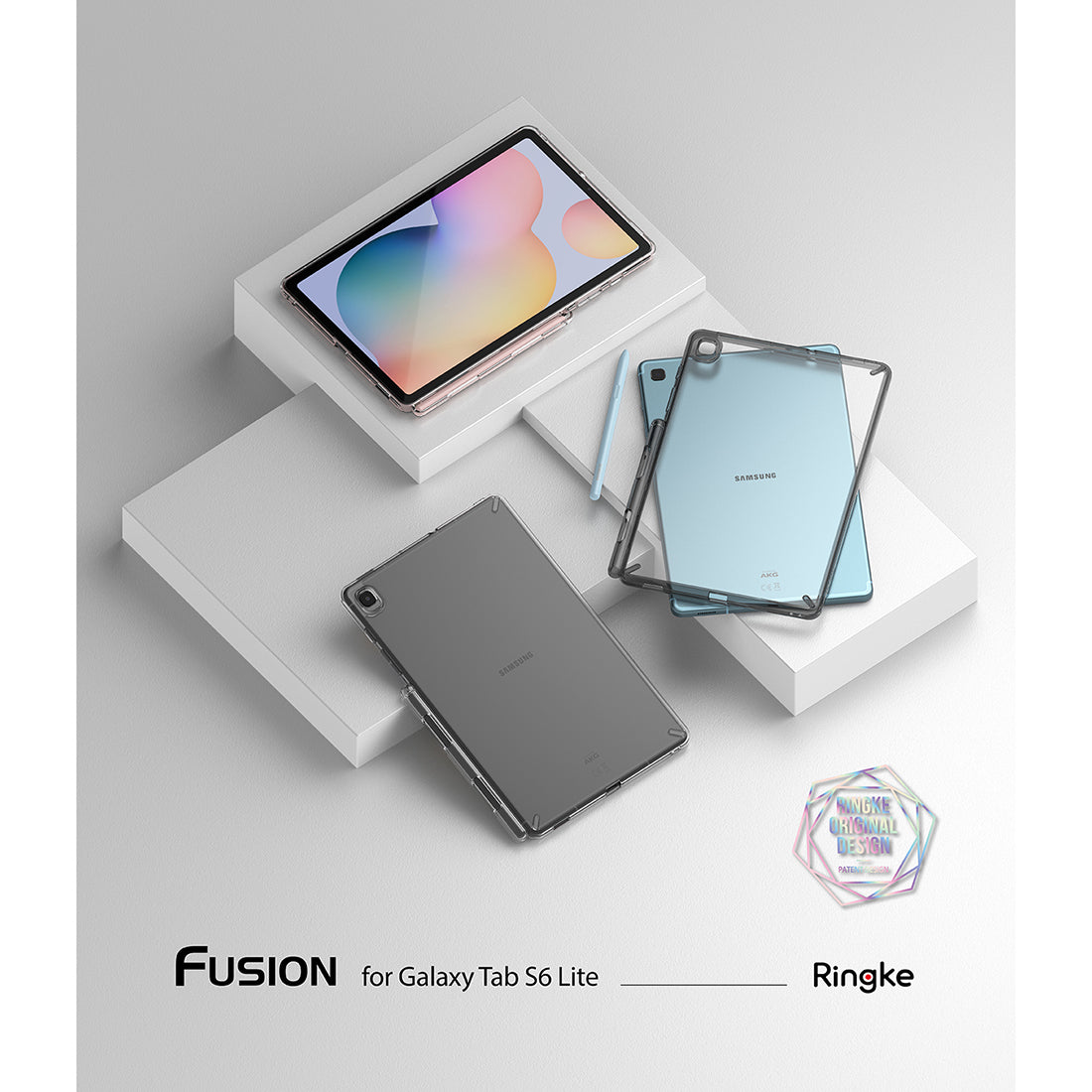 Samsung Tab S6 Lite Ringke Fusion Case Clear