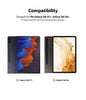 Samsung Galaxy Tab S8 Plus / S7Plus Case Cover| Fusion Series| Smoke Black
