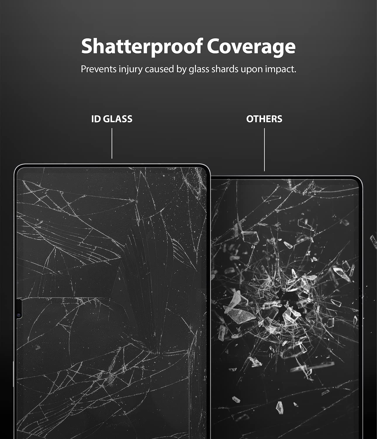 Samsung Galaxy Tab S8 Plus / S7 Plus / S7 FE Screen Protectors |  Full Cover Tempered Glass
