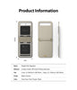 Samsung Z Fold Ringke Folio Signature Case Grey