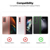 Samsung Galaxy Z Fold 5 Case Cover | Slim PC Cover With Elastic Hand Strap | Clear