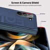 Samsung Galaxy Z Fold 5 Case Cover | Slim PC Cover With Elastic Hand Strap | Clear