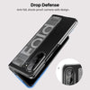 Samsung Galaxy Z Fold 5 Case Cover | Slim PC Cover With Elastic Hand Strap | Clear