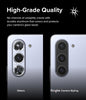 Samsung Galaxy Z Fold 5 Lens Protectors | Camera Styling Aluminium Frame Tough Protective Cover Sticker  | Black