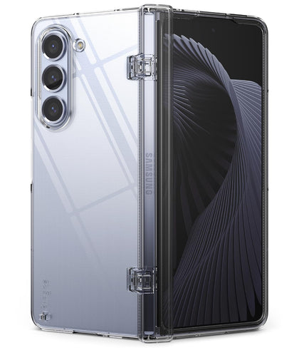 Samsung Galaxy Z Fold 5 Case Cover | Slim Hinge Series  | Clear