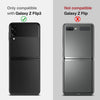 Samsung Galaxy Z Flip 3 Case | Slim Marble Shockproof Bumper Stylish Phone Cover |  Blue