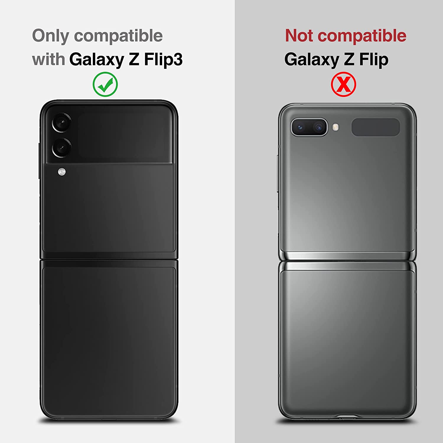Samsung Galaxy Z Flip 3 Case + Galaxy Buds Case | Marble Pattern Phone Cover |Purple