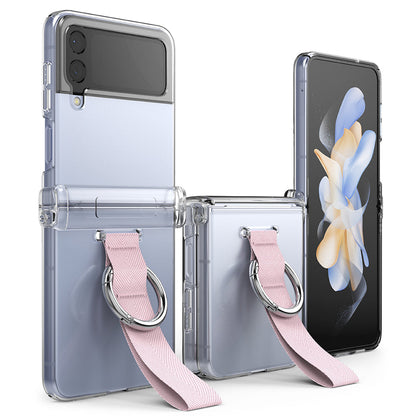 Samsung Galaxy Z Flip 4 Case Cover | Slim Hinge Series | Pink Sand