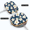 AirPods Pro Case | Cute Flower Skin Hard PC Shockproof Protective Cover | Dark Blue