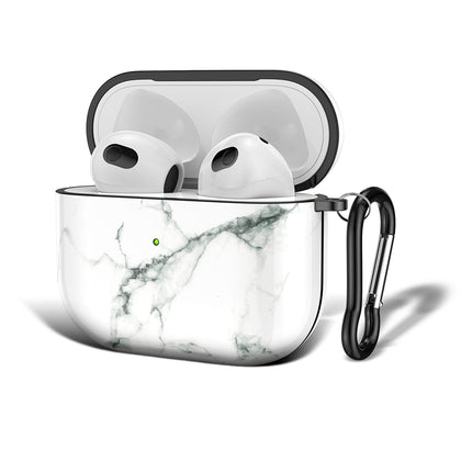 AirPods 3rd Generation 2021 Marble Patterns Case Cover Skin| White Marble