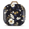 Samsung Galaxy Buds Live Case (2020) /Buds 2 /Buds Pro Case |Cute Patterns Hard Shell Protective Cover | Black With Flower