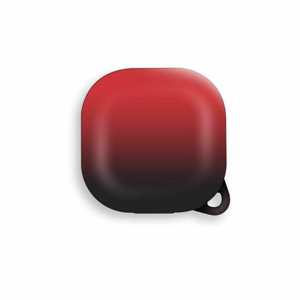 Case For Samsung Galaxy Buds 2 Pro / Galaxy Buds 2 / Galaxy Buds Pro /Galaxy Buds Live Gradient Hard PC Shockproof Case Cover- Red Black