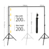 2mx2m Photography Adjustable Background Stand, Photography Studio Photo Video Backdrop Support System Kit  No Backdrop Included