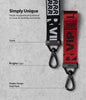 Key Ring Strap| Ticket Band Black 2
