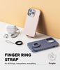 Finger Ring Strap| Black + Lavender Gray