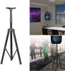 Projector Tripod Stand |Universal Speaker Stand Mount Holder |Adjustable Height from 40Inch to 71Inch] with Mounting Bracket & Rack Tray| Pack of 2