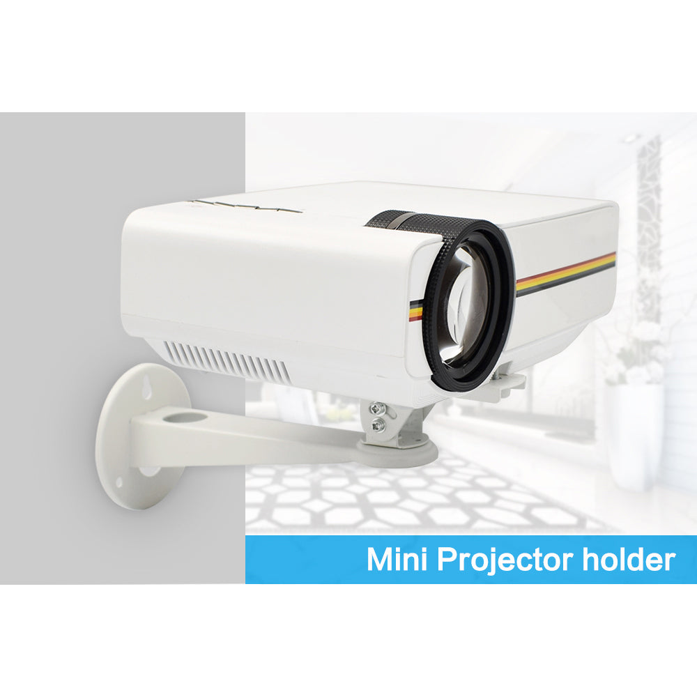Mini Projector Wall Mount Bracket, Holder for Security Camera & Projectors Stand Adjustable 360???ø Degree Rotation