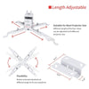 Projector Ceiling Mount for LCD / DLP Adjustable Height Projector Wall Mount Stand [Expandable Size 5''-24'']