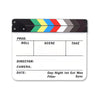 Acrylic Professional Events Party Directors Clapperboard for Studio Camera Photography Video Director Film Clapboard [Clapper Board Slate] [7inch x 8.5inch]