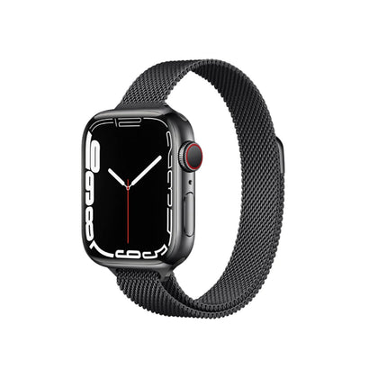 Apple Watch 41mm / 40mm / 38mm | Slim Milanese Loop Watch Band Strap | Black