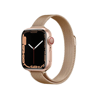 Apple Watch 41mm / 40mm / 38mm | Slim Milanese Loop Watch Band Strap | Rose Gold