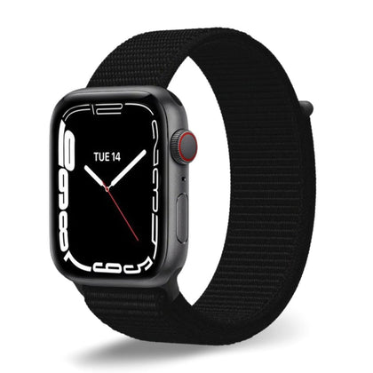 Apple Watch 41mm / 40mm / 38mm | Nylon Sport Strap Watch Band | Black