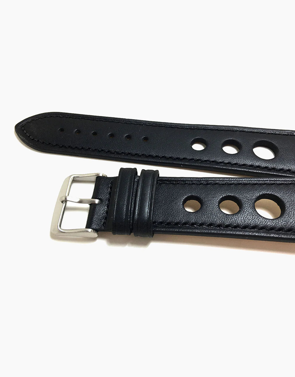 Apple Watch 41mm / 40mm / 38mm | Big Hole Design Leather Strap |Black