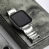 Apple Watch 41mm / 40mm / 38mm | Aluminum Alloy Stainless Steel Bands |Silver