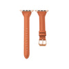 Apple Watch 41mm / 40mm / 38mm | Slim Leather Bands |Orange