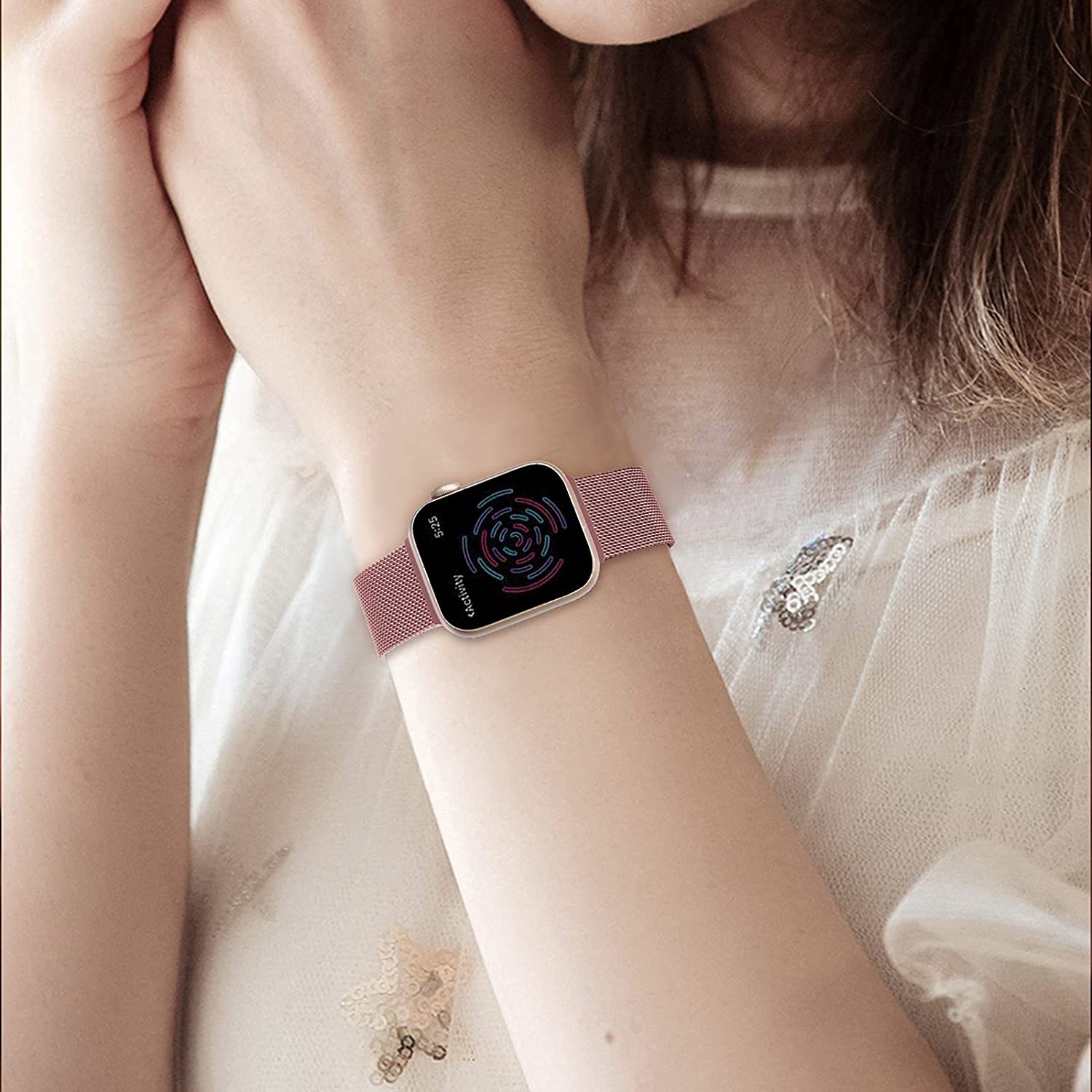 Apple Watch Ultra 49mm / 45mm / 44mm / 42mm | Milanese Magnetic Straps| Blue