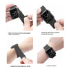 Apple Watch Ultra 49mm / 45mm / 44mm / 42mm | Milanese Loop Metal Watch Band| Black